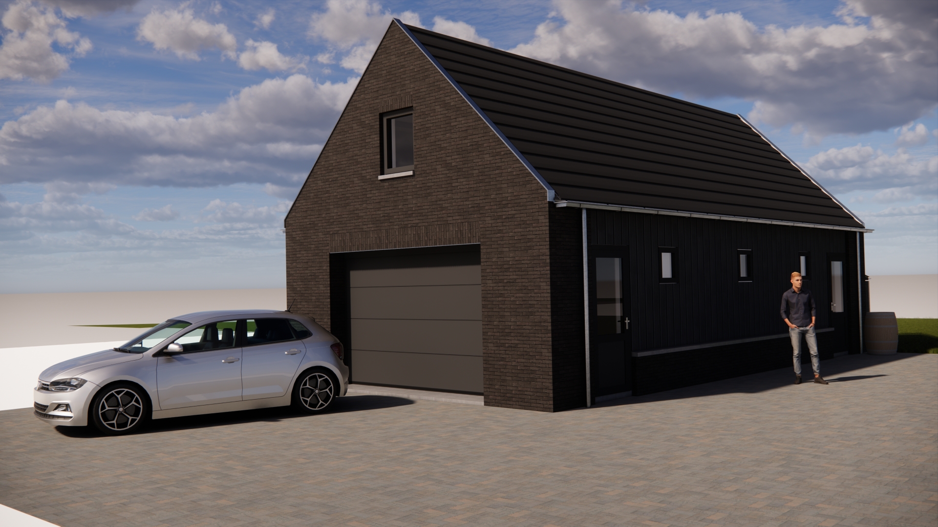 Nieuwbouw schuur